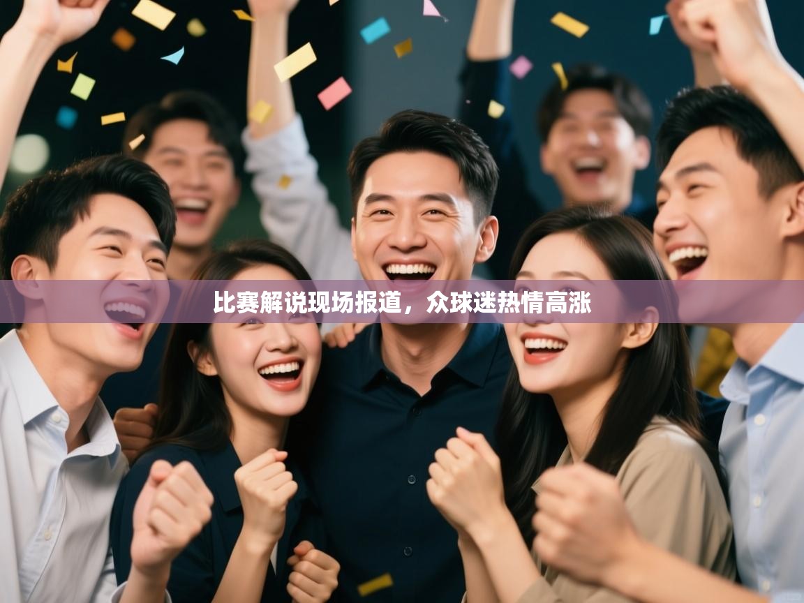 比赛解说现场报道，众球迷热情高涨  第2张